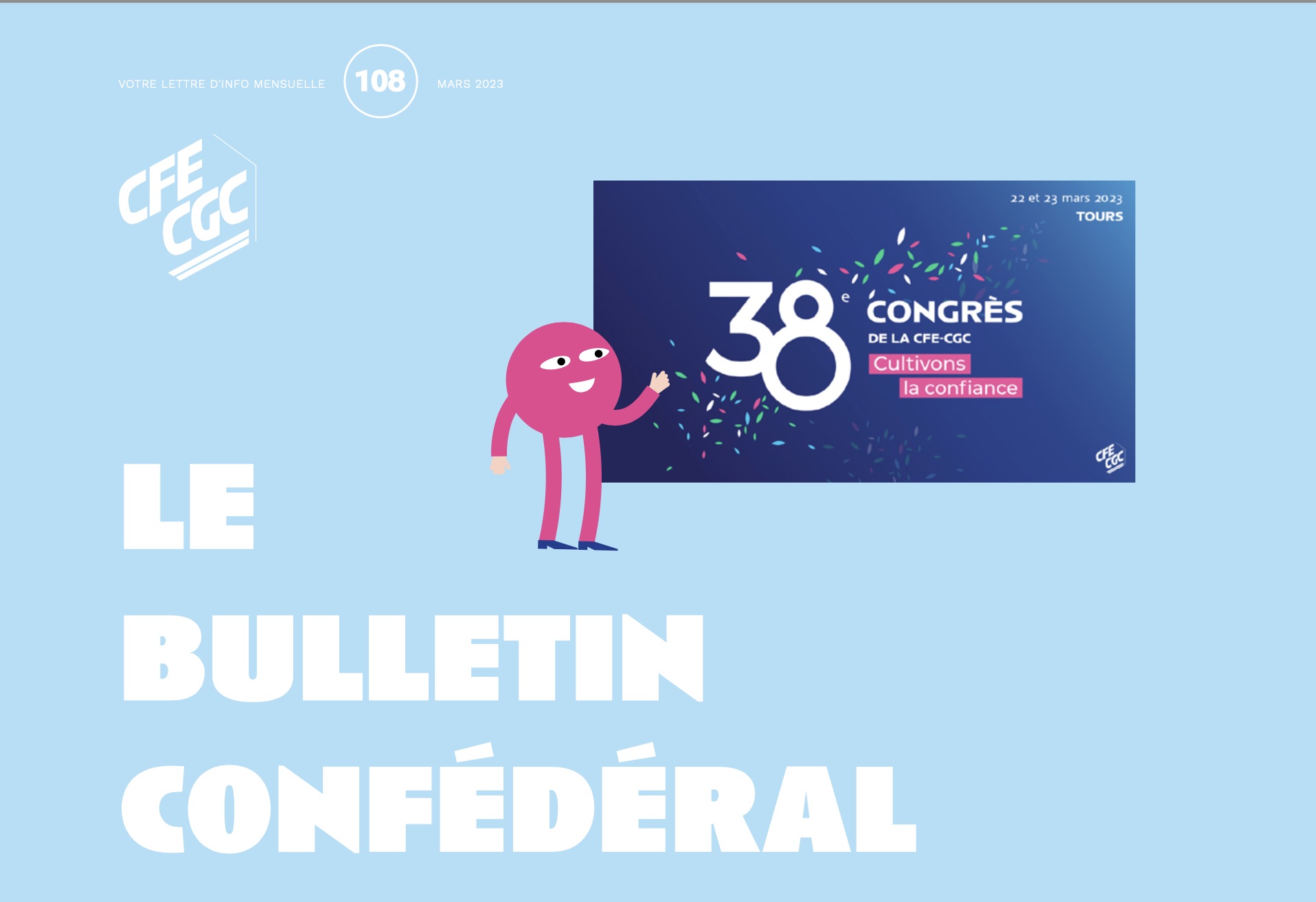 38e congrès de la CFE-CGC à Tours : un temps fort militant