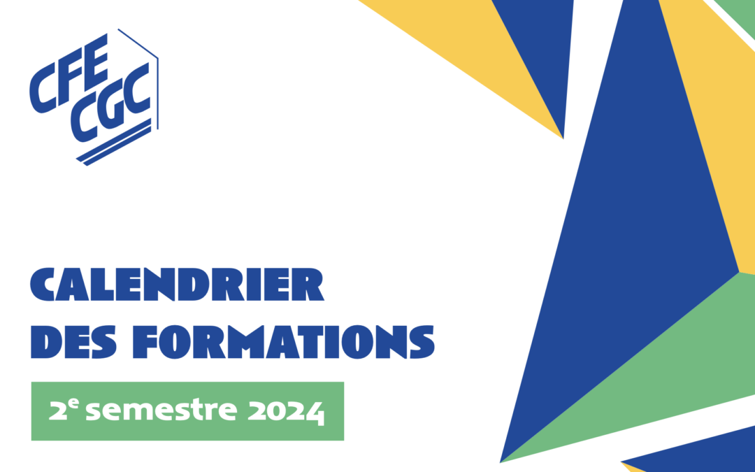 CATALOGUE FORMATIONS CFE-CGC – 2ÈME SEMESTRE 2024